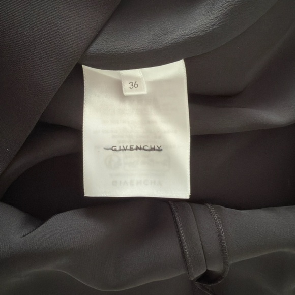 Givenchy Evening Back V Crepe Dress Gown - Picture 8 of 11